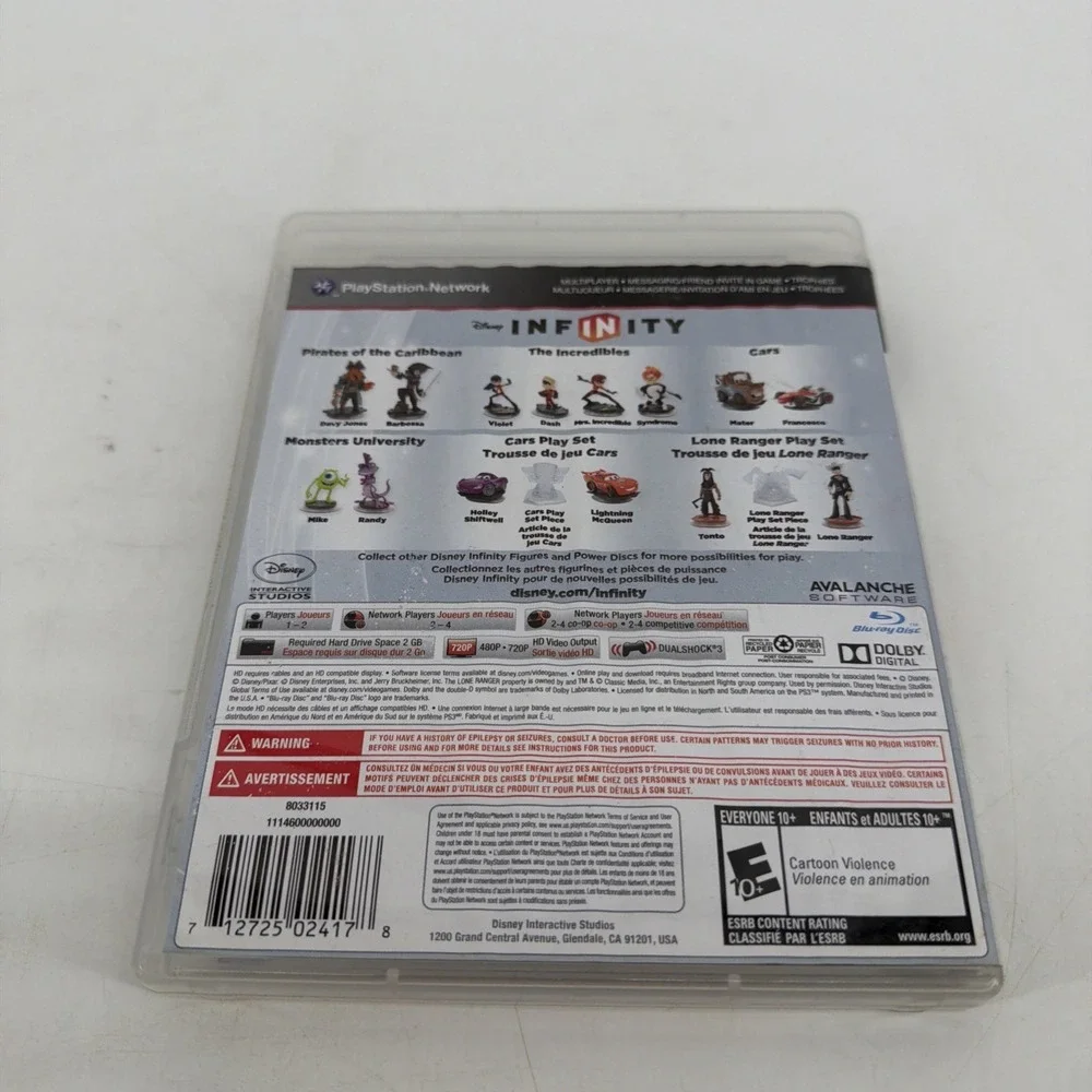 Disney Infinity 1.0 Sony PlayStation 3 2013 PS3 Complete in Box w/ Manual